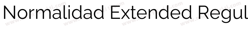 Normalidad Extended Regular字体转换